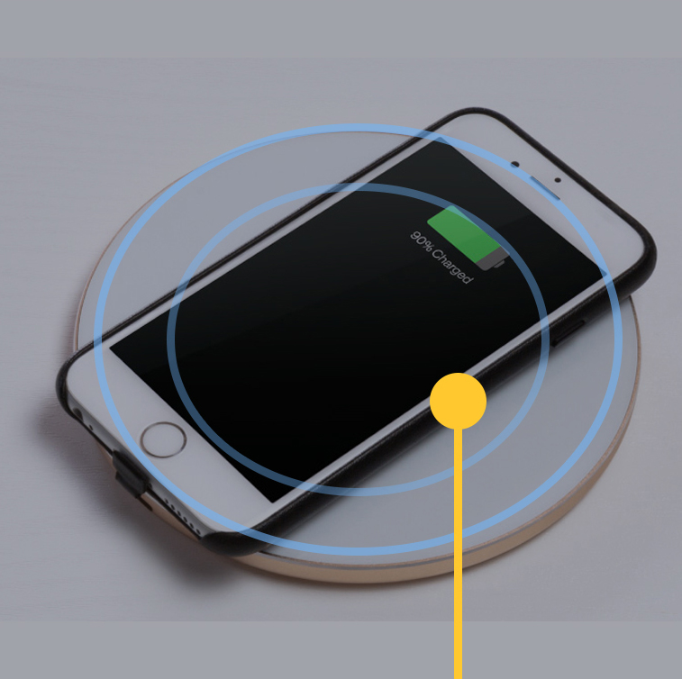 Wireless table top integrated charger